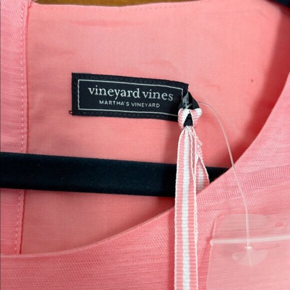 Vineyard Vines | Puff Sleeve Cutout Dress - Picture 4 of 11